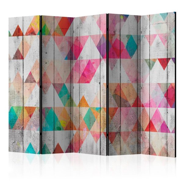 Room Divider - Rainbow Triangles II