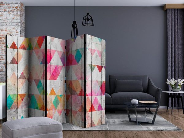 Room Divider - Rainbow Triangles II