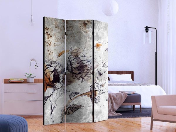 Room Divider - Recall sunflowers
