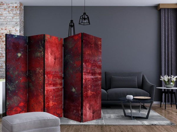 Room Divider - Red Concrete II