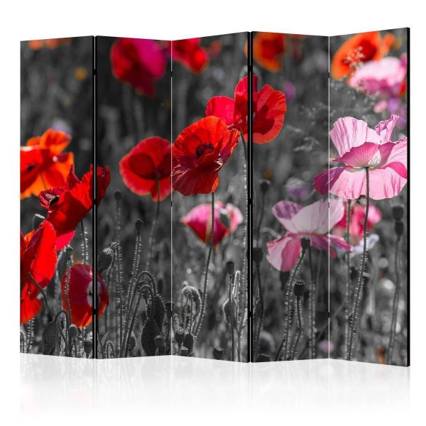 Room Divider - Red Poppies II
