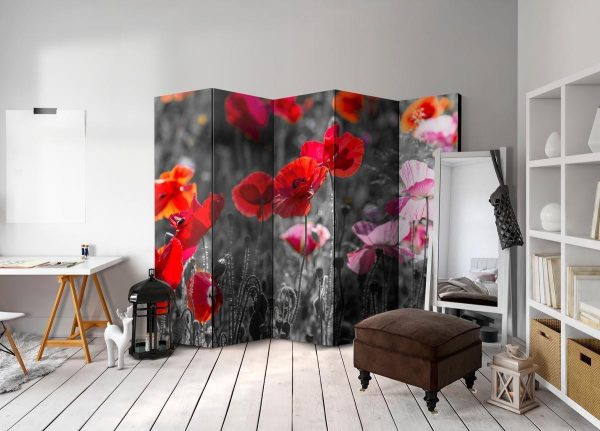 Room Divider - Red Poppies II