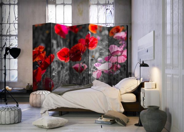 Room Divider - Red Poppies II
