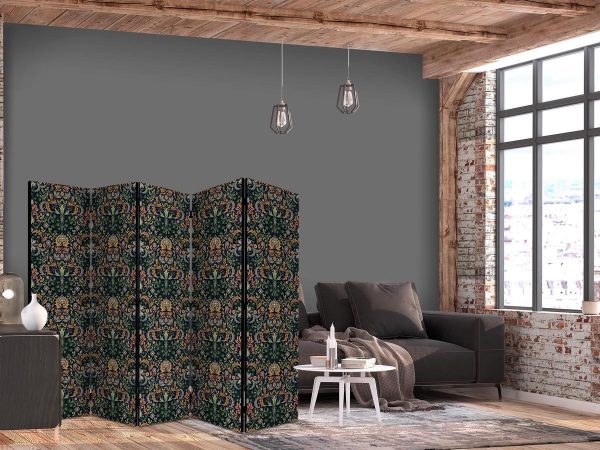Room Divider - Retro Vintage Intricate and Rich Pattern in Victorian Style