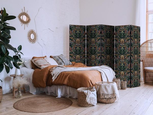 Room Divider - Retro Vintage Intricate and Rich Pattern in Victorian Style