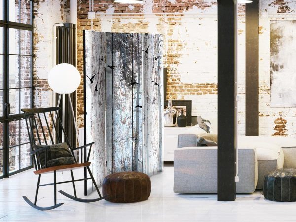 Room Divider - Rustic Boards