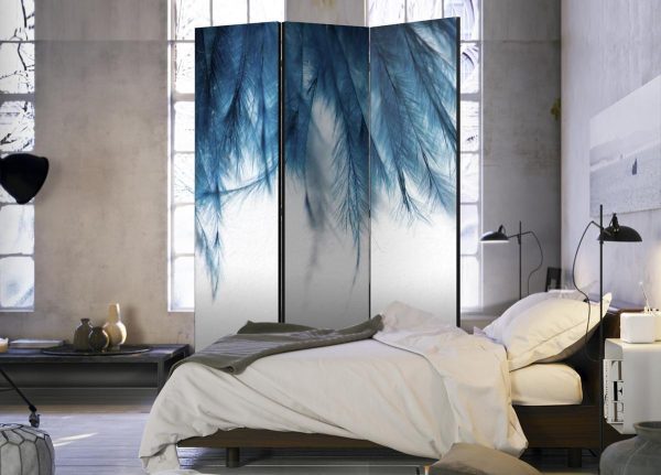 Room Divider - Sapphire Feathers