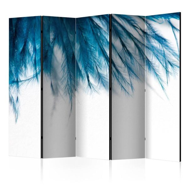Room Divider - Sapphire Feathers II