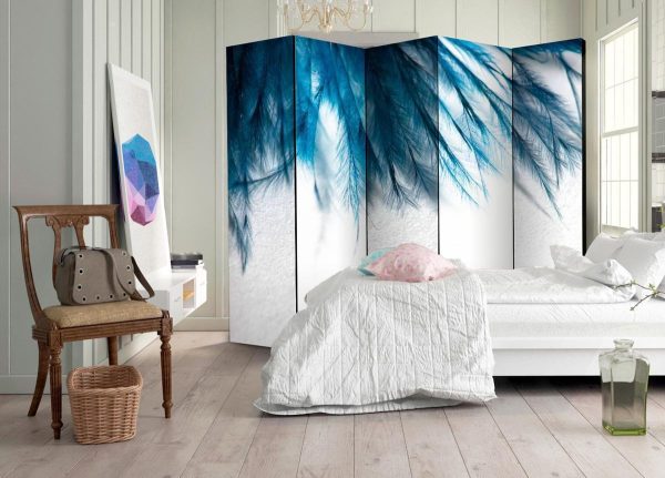 Room Divider - Sapphire Feathers II