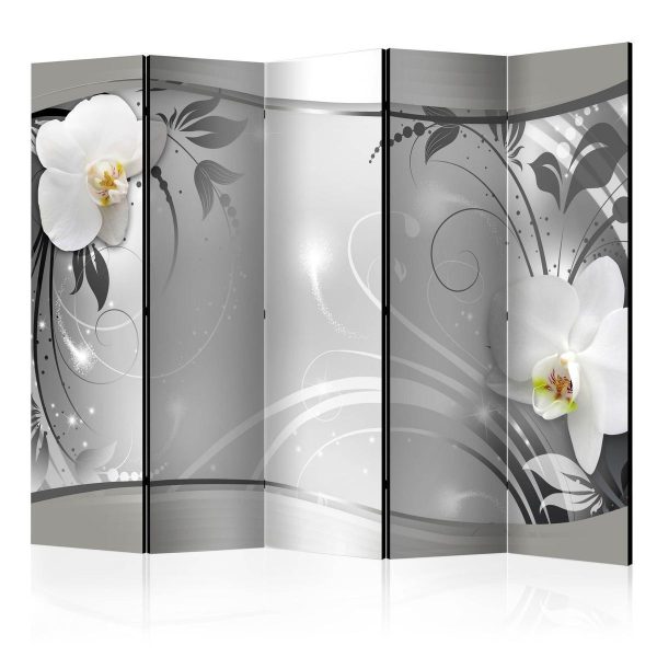 Room Divider - Silver Abstract II