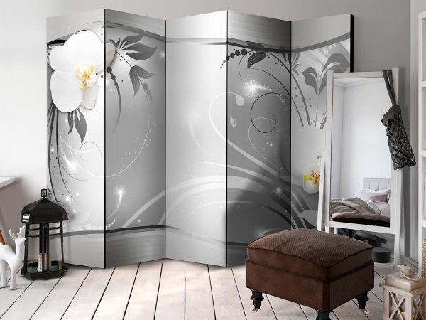 Room Divider - Silver Abstract II