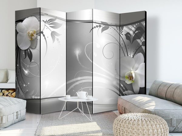 Room Divider - Silver Abstract II