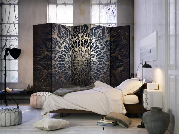 Room Divider - Spider Web (Brown) II