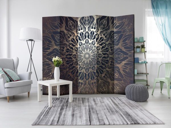 Room Divider - Spider Web (Brown) II