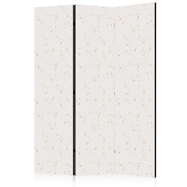 Room Divider - Star Map - Delicate Constellations in Warm Shades