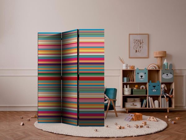 Room Divider - Subdued stripes
