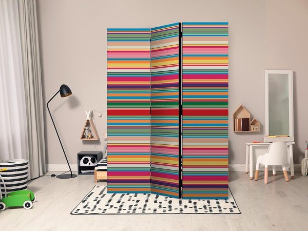 Room Divider - Subdued stripes
