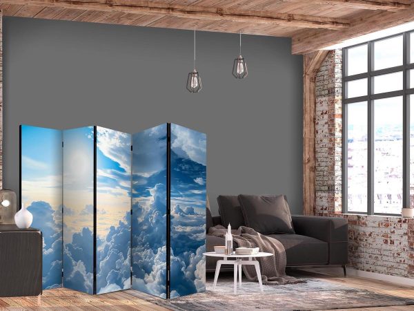 Room Divider - Symphony of Light: The Sun and Clouds Coordinating in a Beautiful Sky