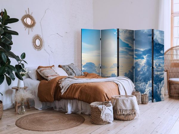 Room Divider - Symphony of Light: The Sun and Clouds Coordinating in a Beautiful Sky