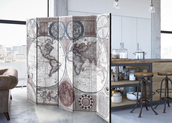Room Divider - Terraqueous Globe