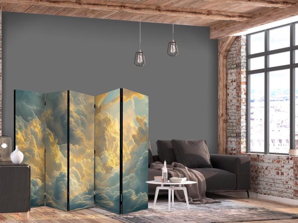 Room Divider - The Last Breath of the Day: Clouds Illuminated by Evening Glow - Image 2