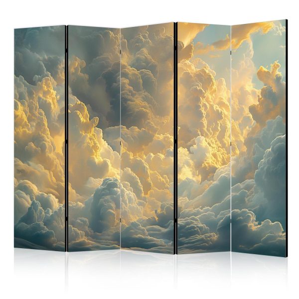 Room Divider - The Last Breath of the Day: Clouds Illuminated by Evening Glow