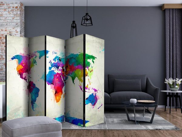 Room Divider - The map of happiness II