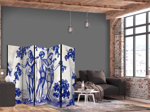 Room Divider - Three Graces - Women Among Grapevines Inspired by Ancient Painting