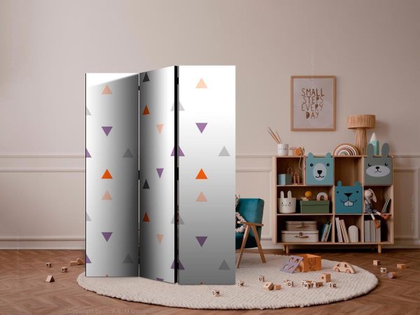 Room Divider - Triangles Rain