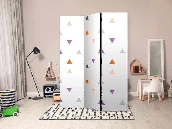 Room Divider - Triangles Rain