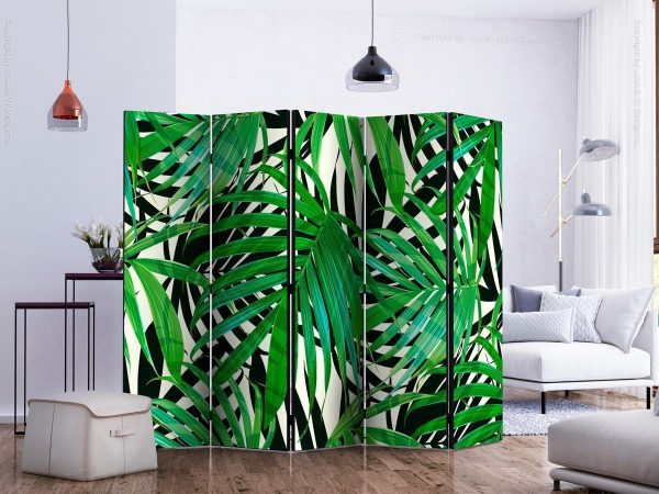 Room Divider - Tropical Leaves II