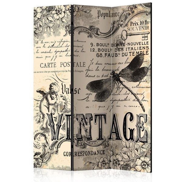 Room Divider - Vintage Correspondence