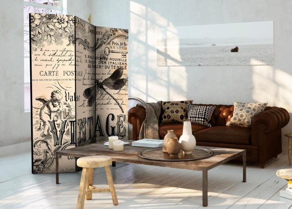 Room Divider - Vintage Correspondence