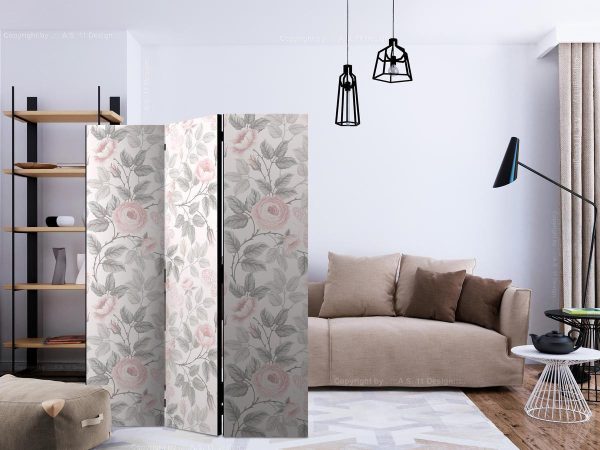 Room Divider - Watercolor Roses