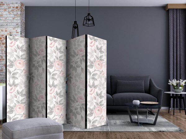 Room Divider - Watercolor Roses II