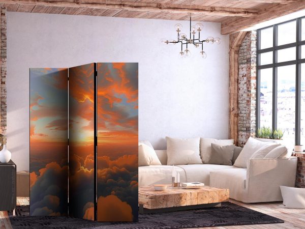 Room Divider - When Dawn Tickles the Clouds: A Spectacle of Colors on the Morning Sky - Image 2