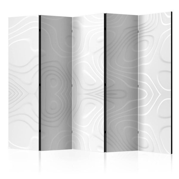 Room Divider - White waves II
