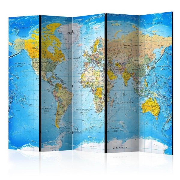 Room Divider - World Classic Map