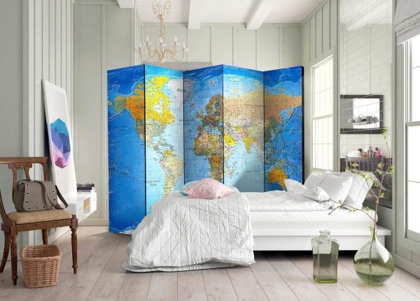 Room Divider - World Classic Map