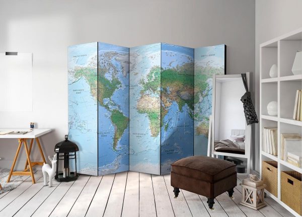 Room Divider - World Map