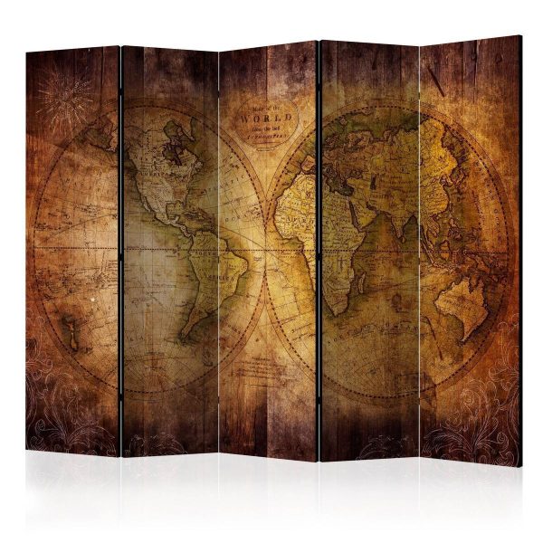 Room Divider - World on old map II