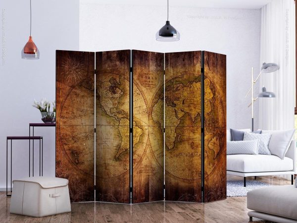 Room Divider - World on old map II