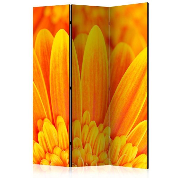Room Divider - Yellow gerbera daisies