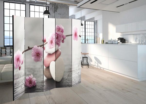 Room Divider - Zen Flowers II