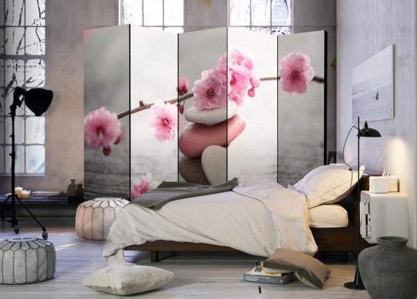 Room Divider - Zen Flowers II