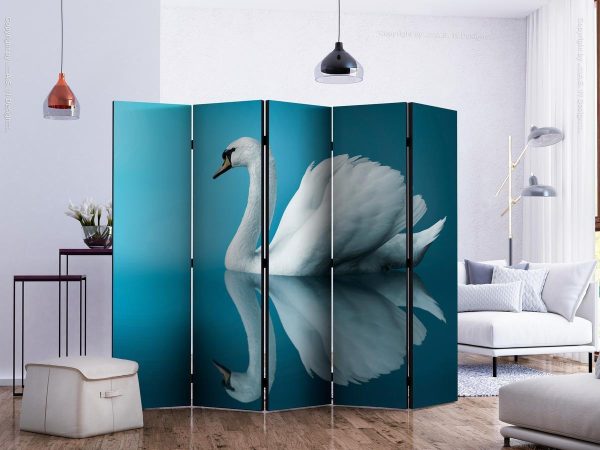 Room Divider - swan - reflection II