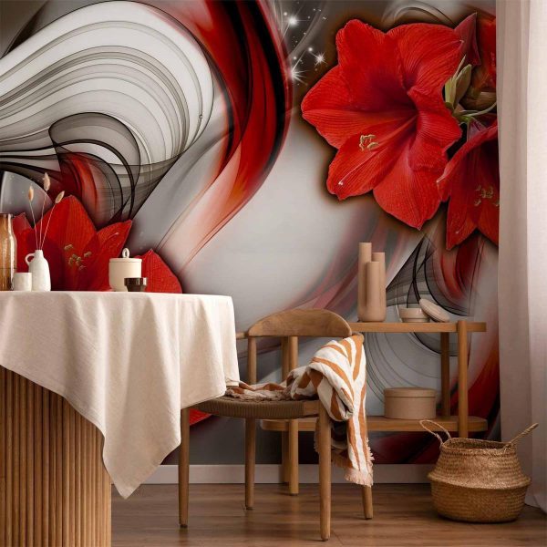 Wall Mural - Amaryllis - Ballad of the Red