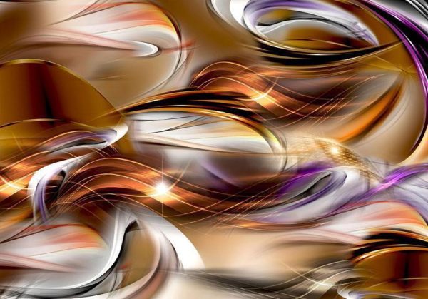 Wall Mural - Amber sea