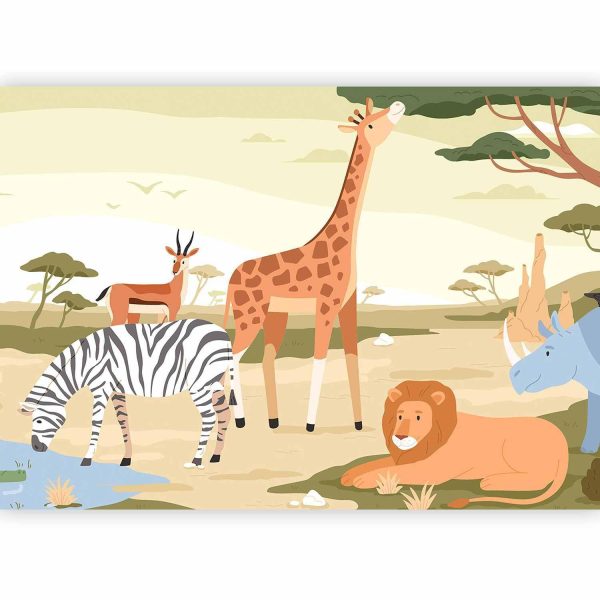 Wall Mural Wallpaper - Animals From Jungle Vector Illustration - Image 4