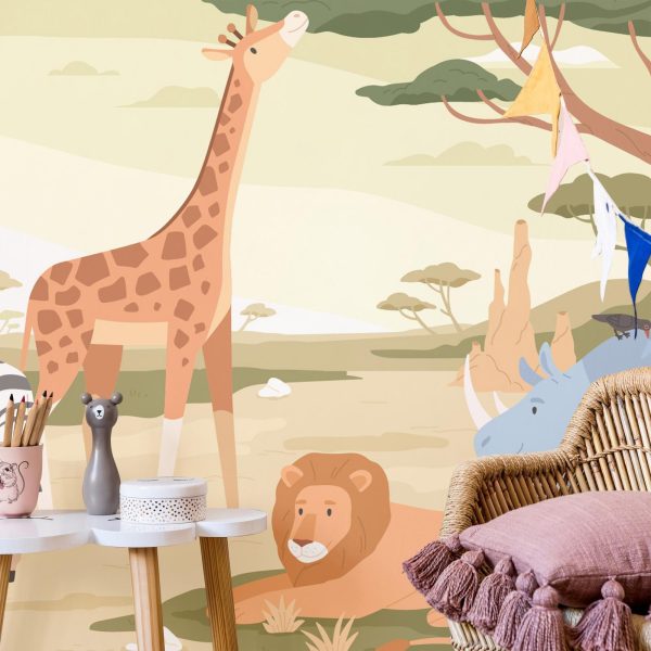Wall Mural Wallpaper - Animals From Jungle Vector Illustration - Image 3